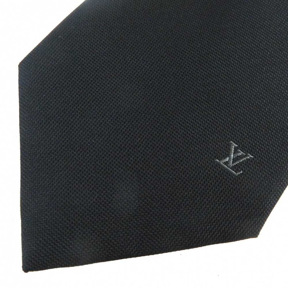 LOUIS VUITTON tie MP3423 Main: 100% silk Black mu… - image 4