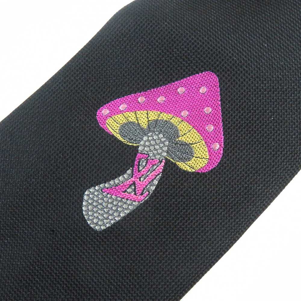 LOUIS VUITTON tie MP3423 Main: 100% silk Black mu… - image 5