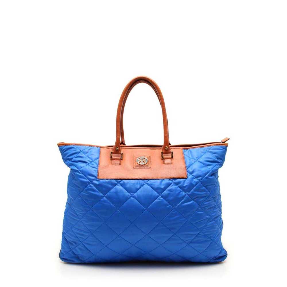 Tory Burch Large Royal Blue Quilted Tote Shoulder… - image 2