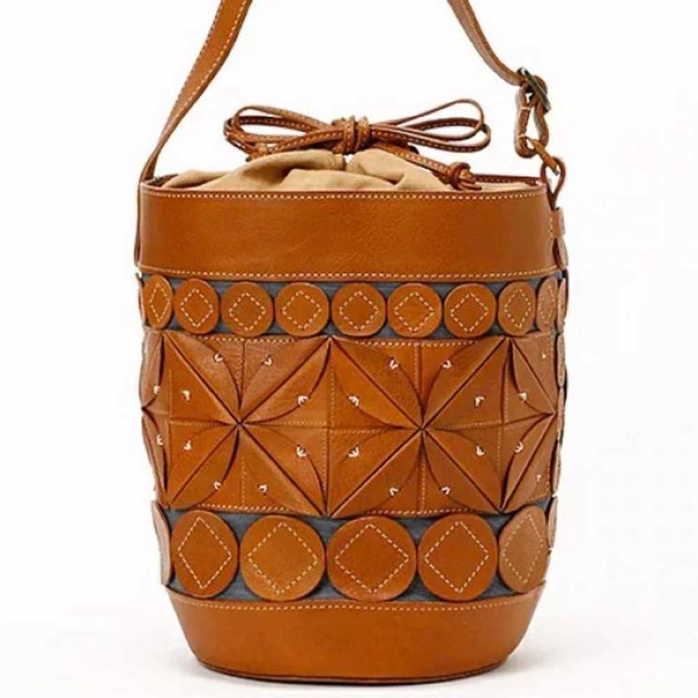 genten Cathedral Window Bucket Bag - image 11