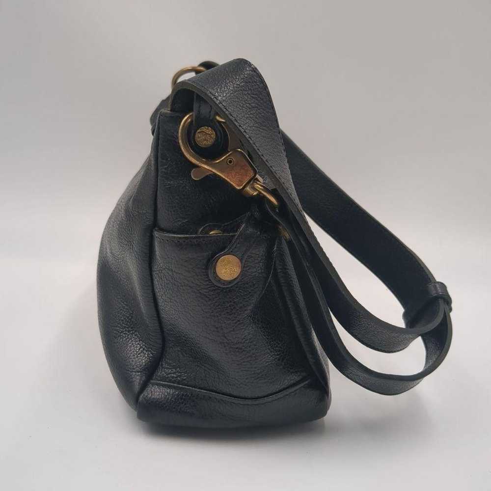 ★ IL BISONTE Shoulder Leather Bag Black - image 3