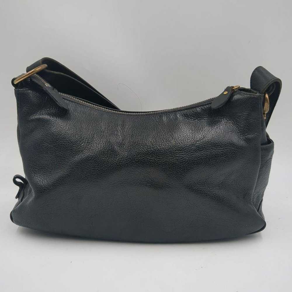 ★ IL BISONTE Shoulder Leather Bag Black - image 4