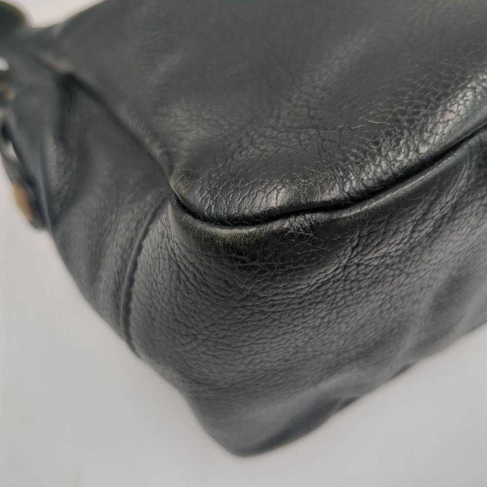 ★ IL BISONTE Shoulder Leather Bag Black - image 6