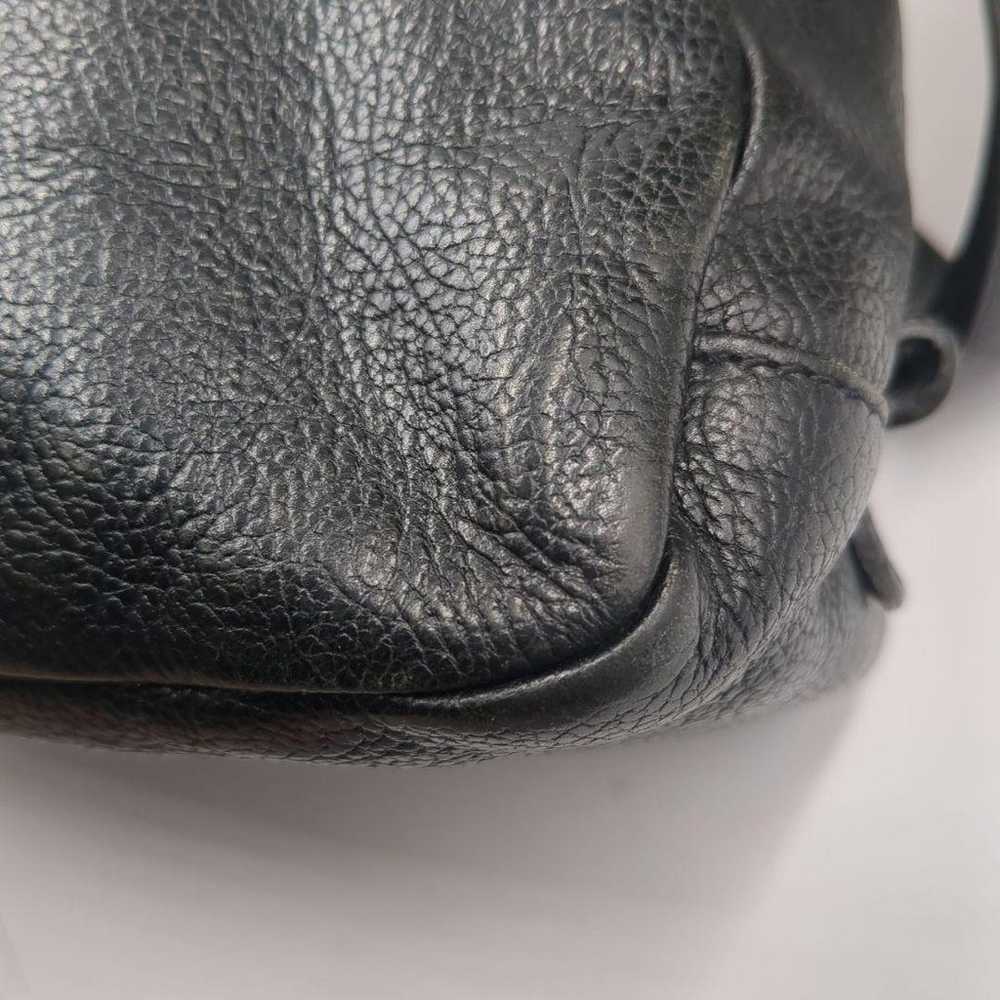 ★ IL BISONTE Shoulder Leather Bag Black - image 7