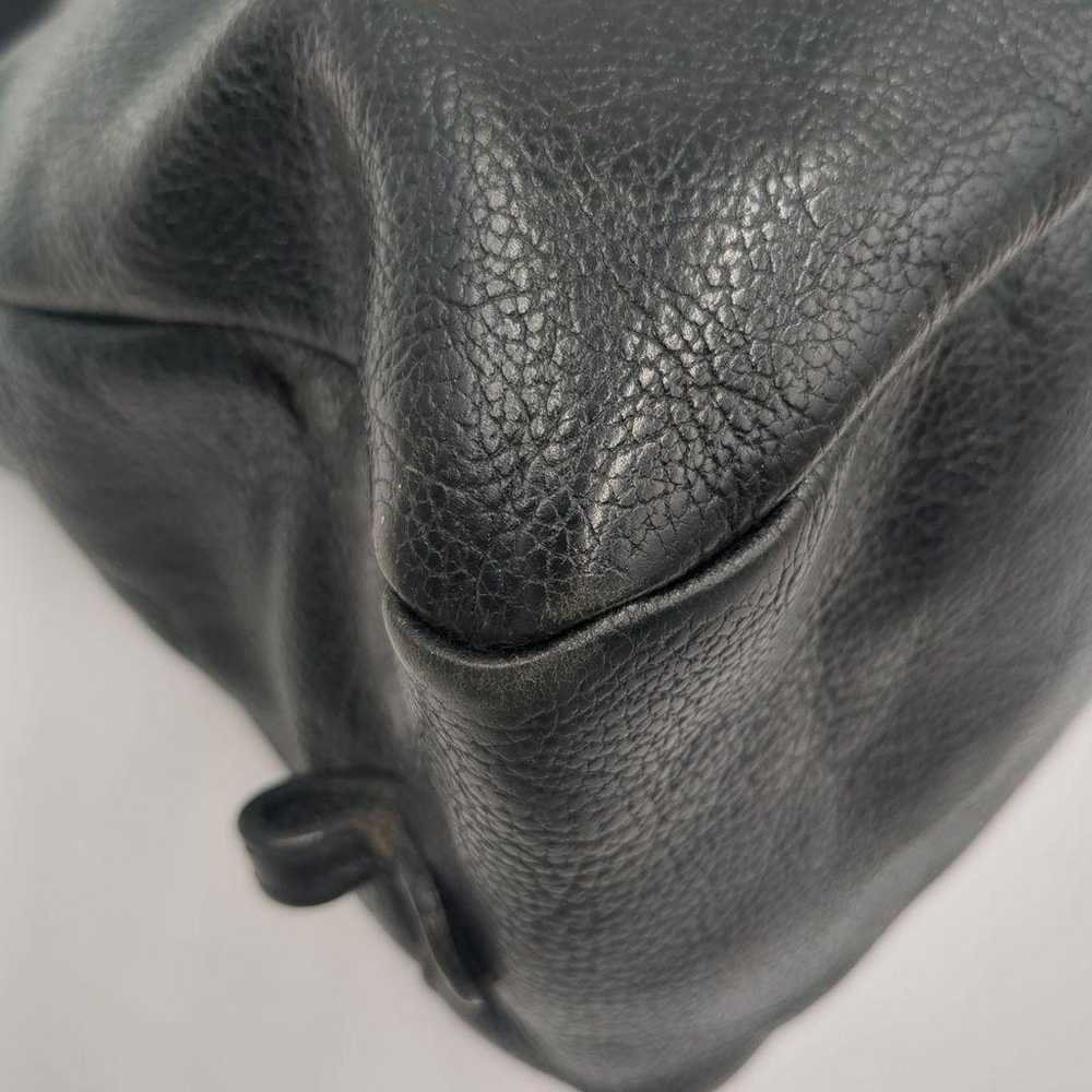 ★ IL BISONTE Shoulder Leather Bag Black - image 8