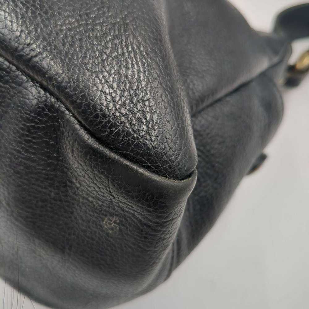 ★ IL BISONTE Shoulder Leather Bag Black - image 9