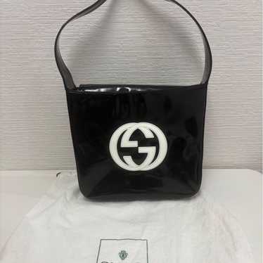 GUCCI Enamel Shoulder Bag