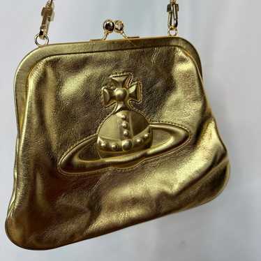 vivienne westwood gold clutch