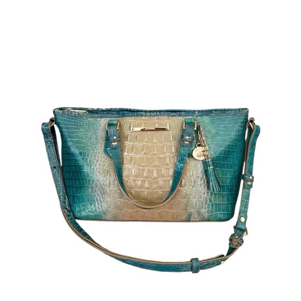 Brahmin Asher Ombré Ocean Melbourne Mini Satchel … - image 2