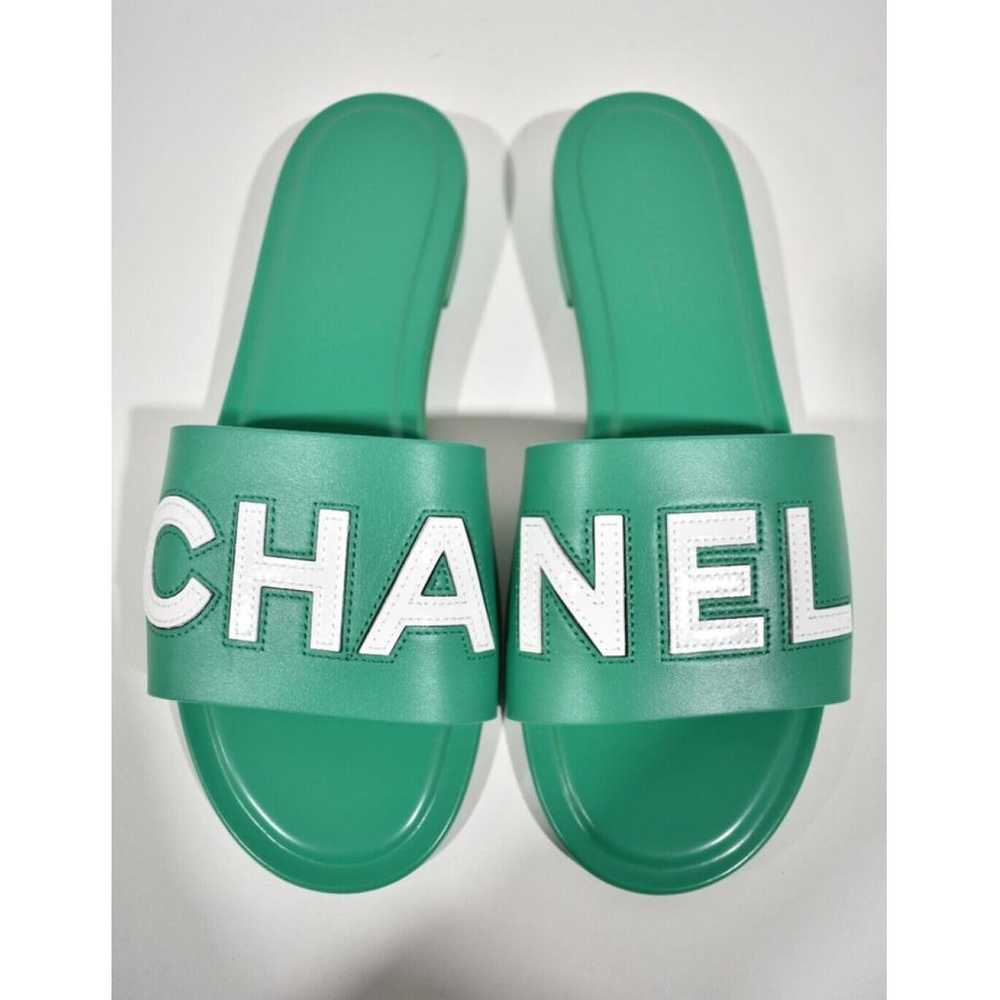 Chanel Leather mules - image 2