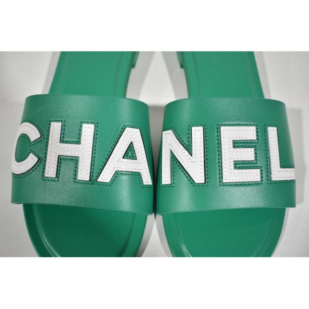 Chanel Leather mules - image 6