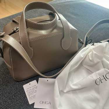 OHGA Mini Boston Bag Etoupe