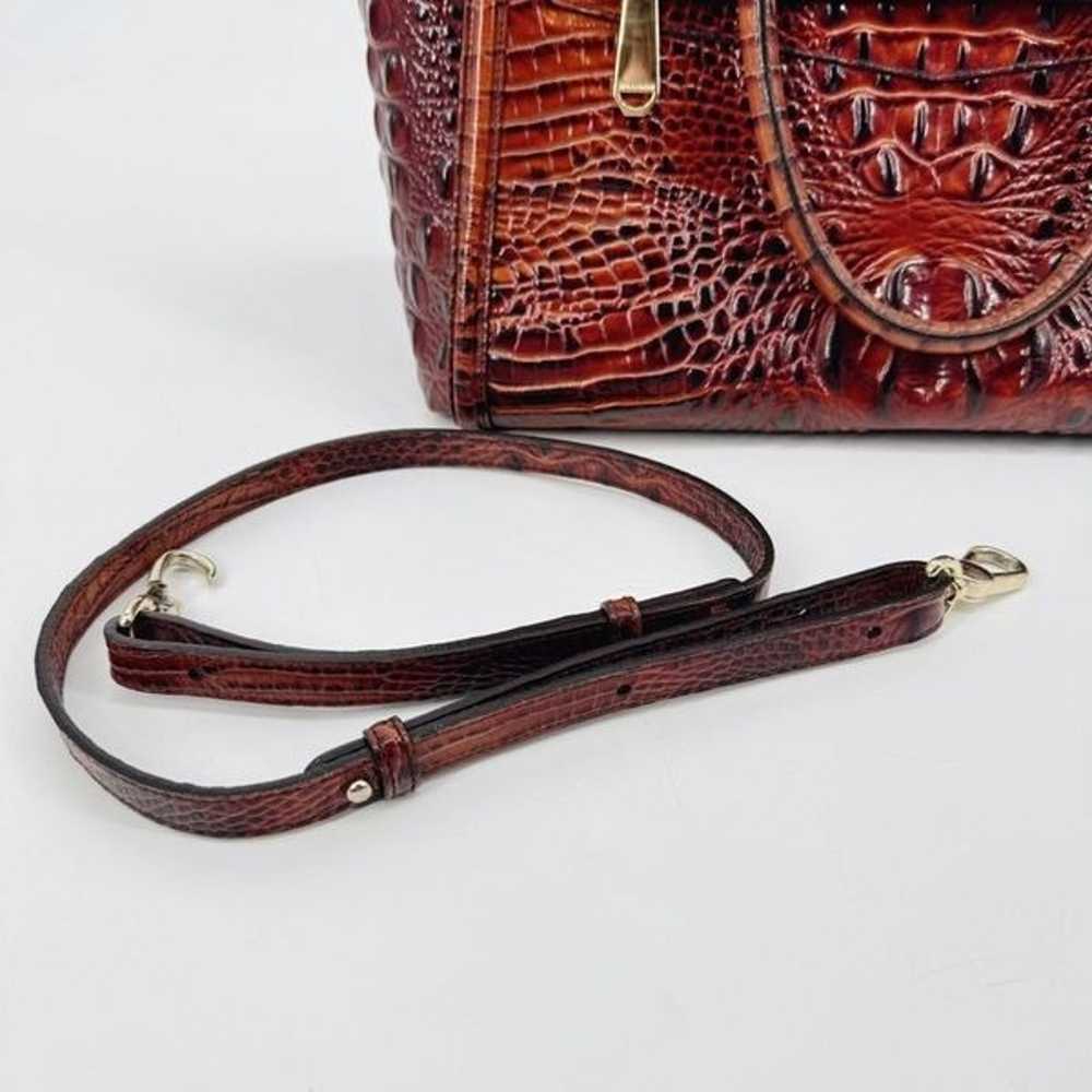 Brahmin Harper Pecan Satchel Handbag - image 9