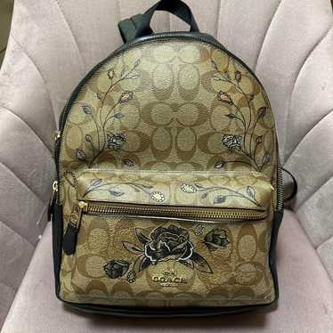 COACH Floral Pattern Backpack