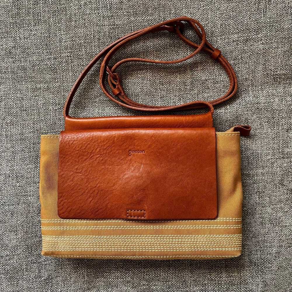 genten​ Mimosa Basic Mini Shoulder Bag Tea Brown - image 5