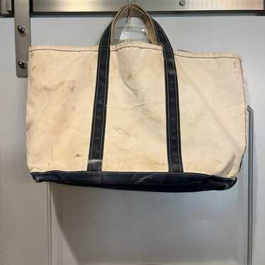 Vintage L.L. Bean classic “boat and tote” large c… - image 1