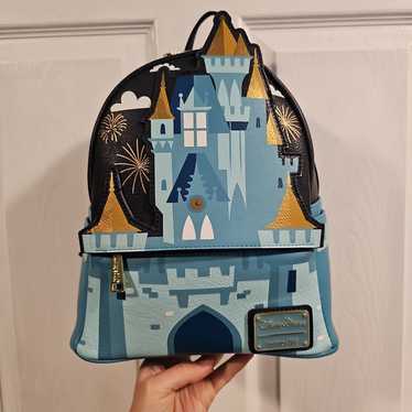 Loungefly offers disney parks magic kingdom mickey mouse castle dumbo backpack rare