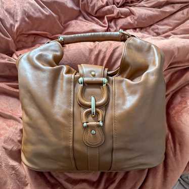 Burberry Brown Leather Extra Large Hillgate Hobo B