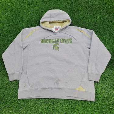 Nike Michigan State Hoodie XL 26x29 Gray Baggy - image 1