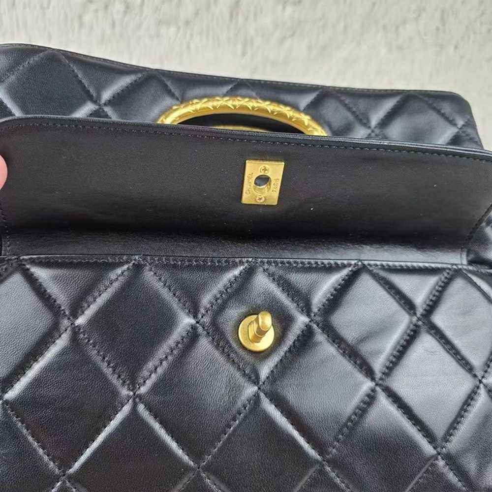 Black female handbag shoulder bag Messenger bag - image 8