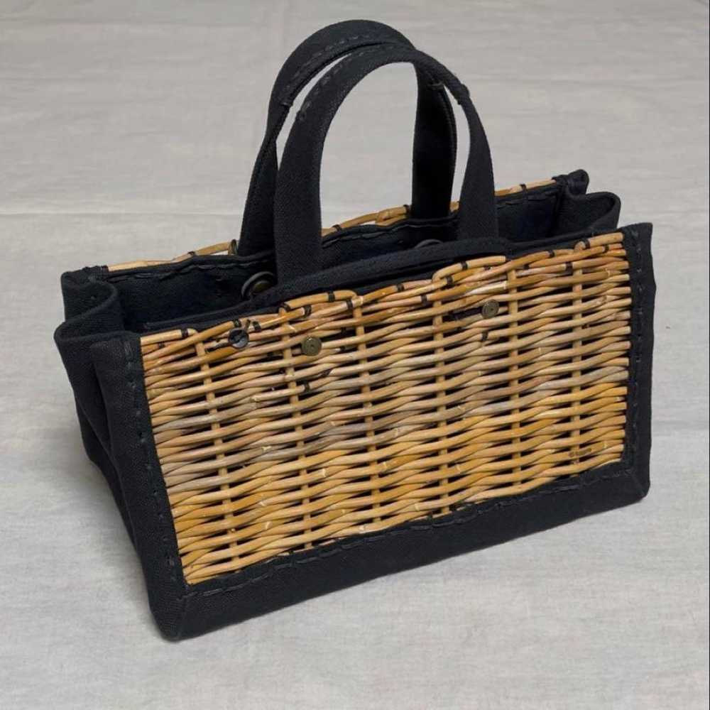 Ebagos Canvas Long Tote Bag Black - image 2