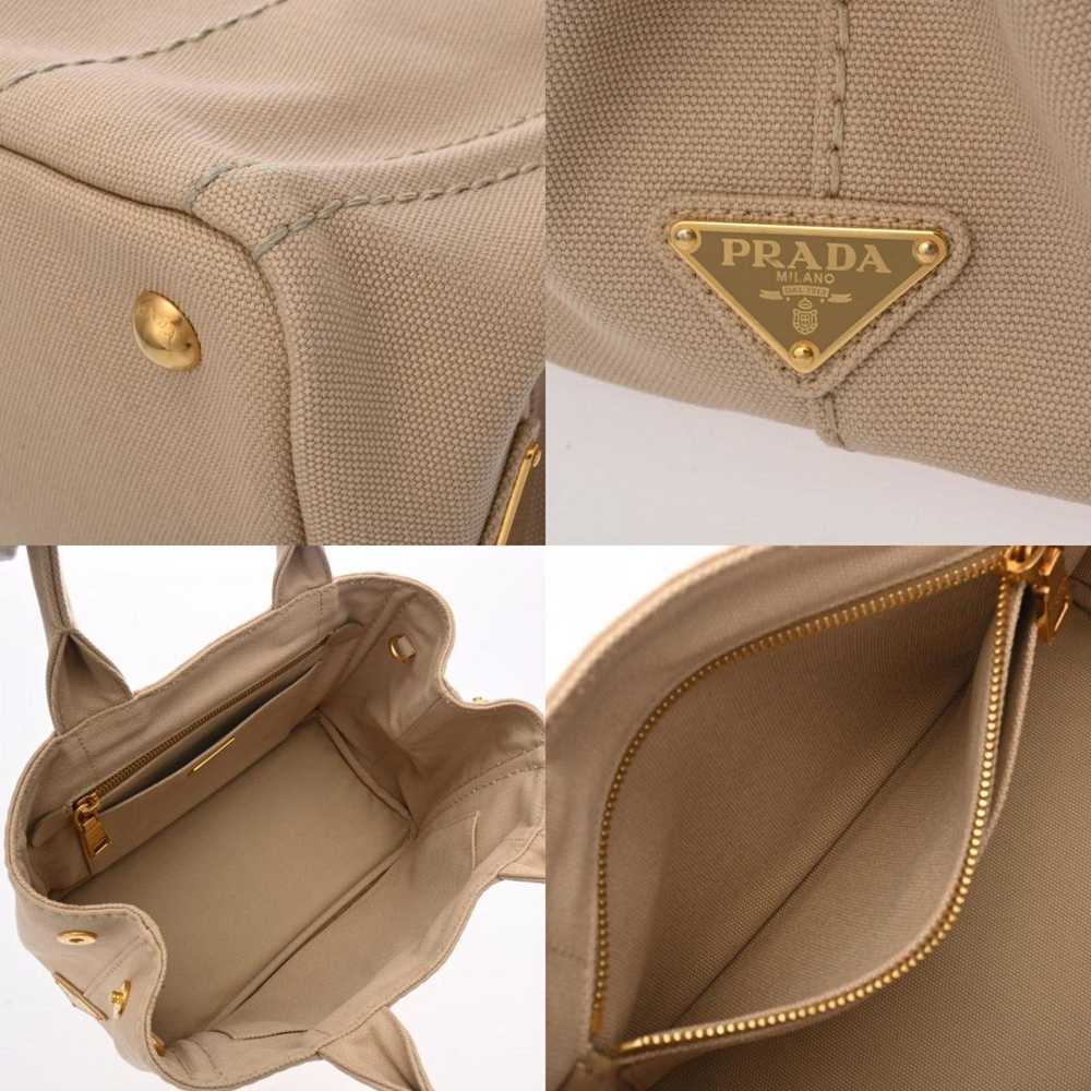 Prada Prada Canapa Beige 1BG439 Women's Canvas Ha… - image 11