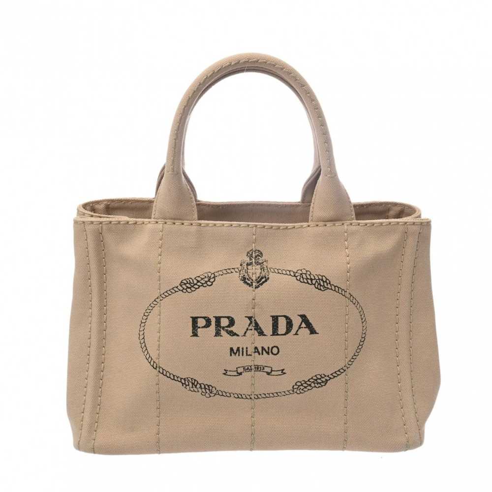 Prada Prada Canapa Beige 1BG439 Women's Canvas Ha… - image 1