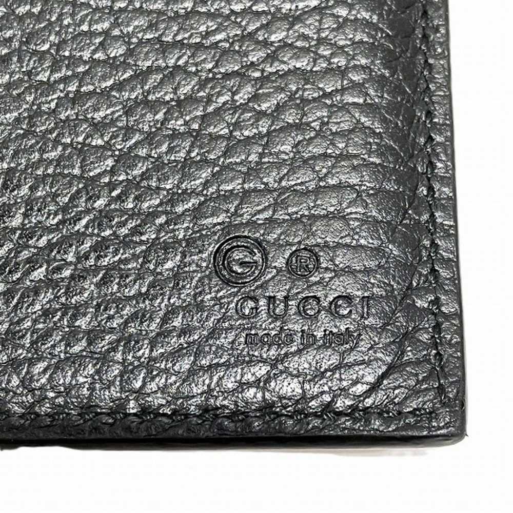 Gucci Interlocking G Black Leather Wallet (Pre-Ow… - image 7