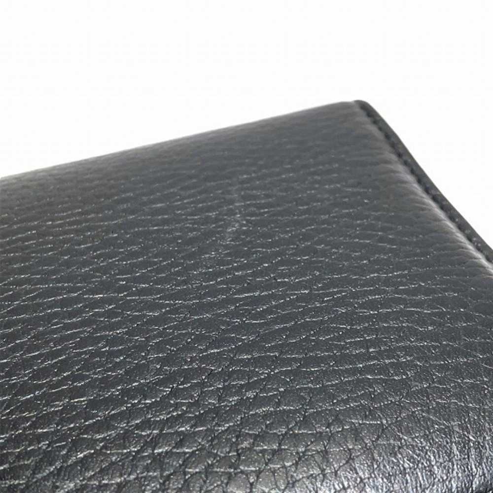 Gucci Interlocking G Black Leather Wallet (Pre-Ow… - image 8