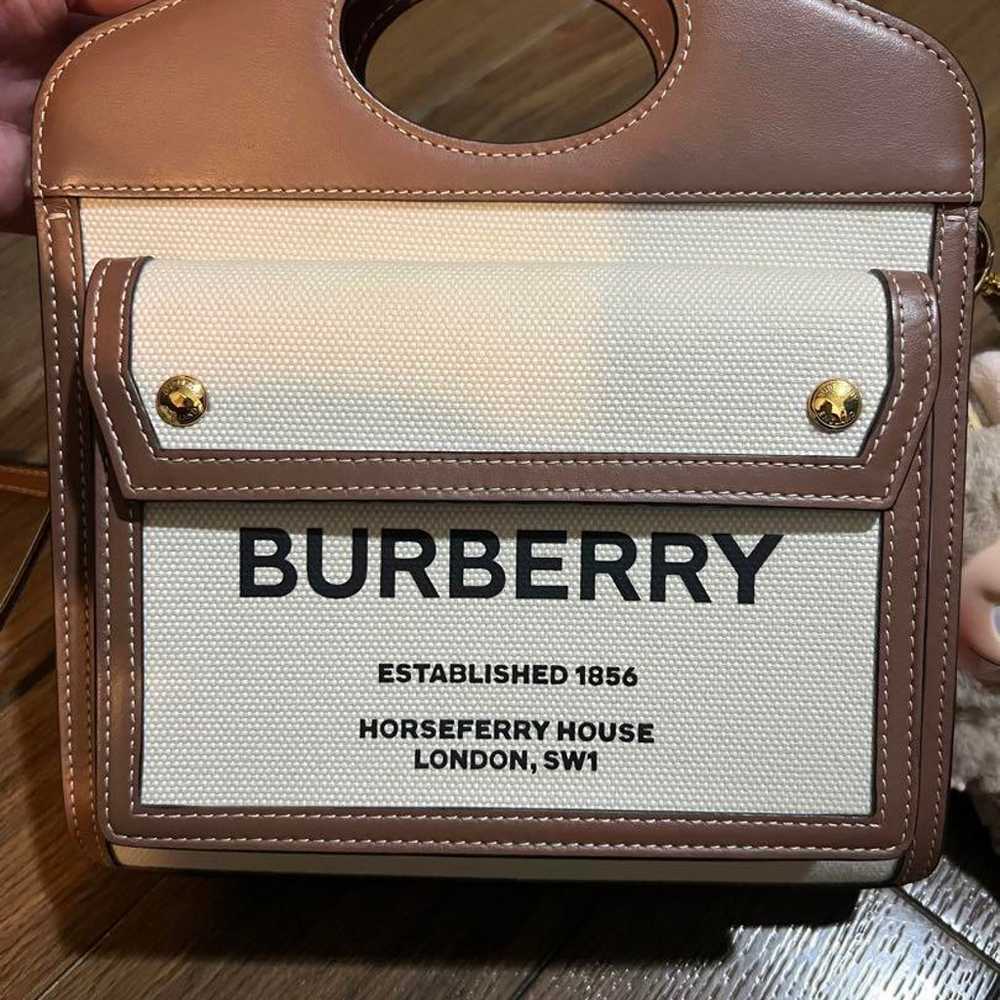 BURBERRY Shoulder Bag Beige/Brown - image 1