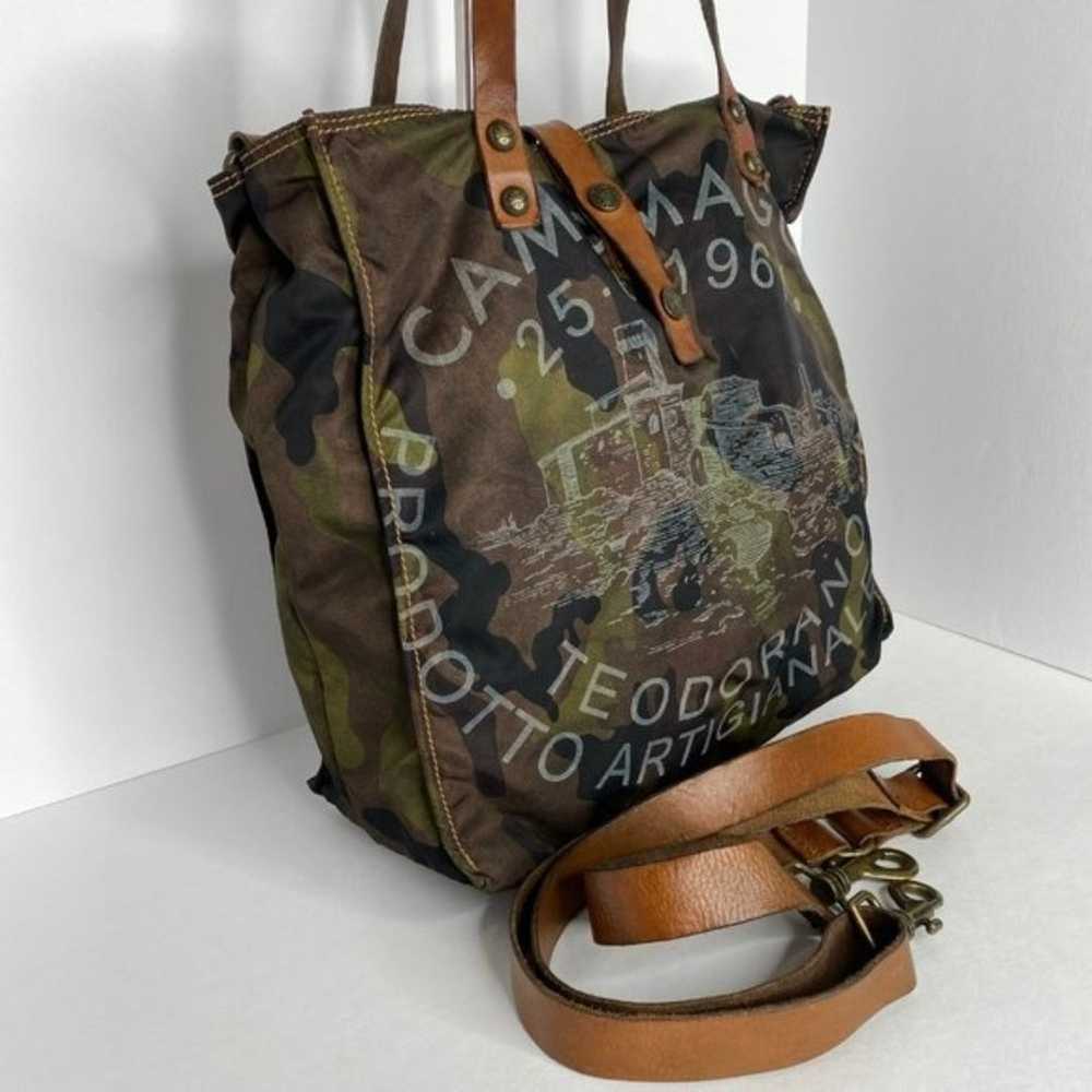 CAMPOMAGGI Camo Bag Tote Crossbody Teodorano Ital… - image 3