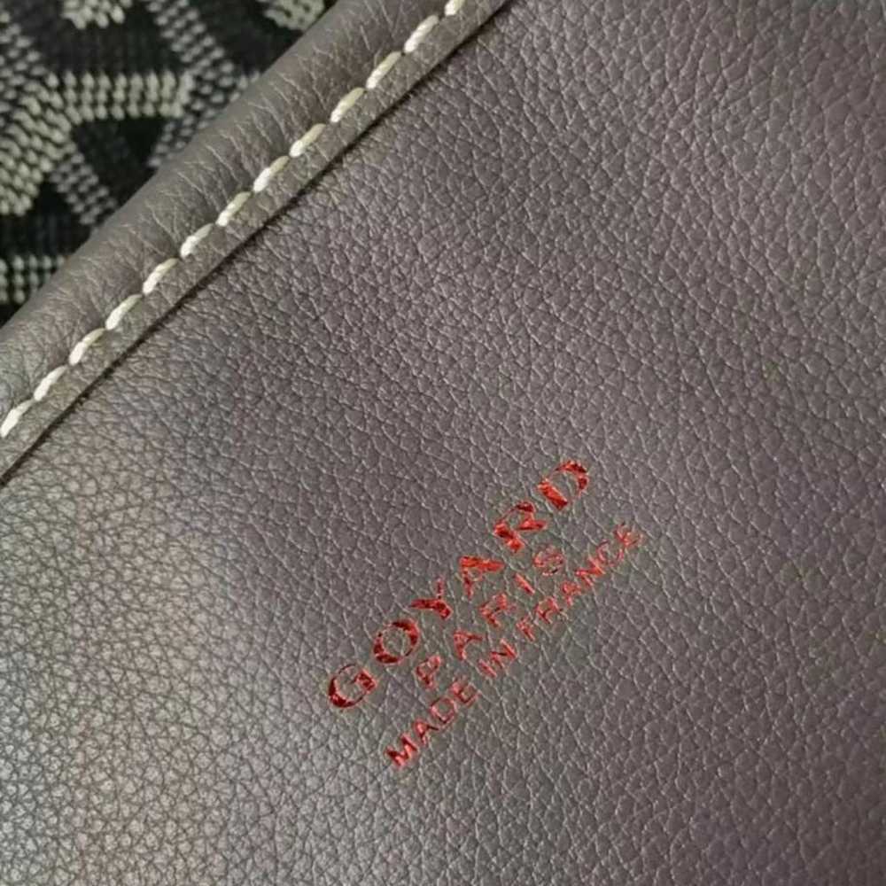 Goyard leather ladies tote bag gray. - image 7