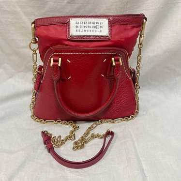 Maison Margiela 5AC Small Red Handbag Ladies Mini 