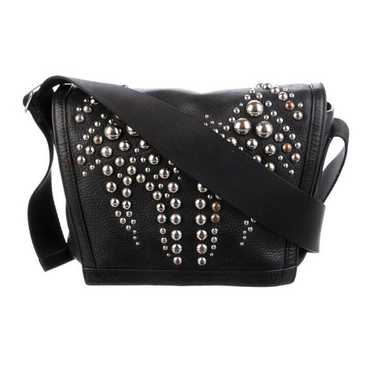 Alexander Wang Runway Studded-Flap Leather Messen… - image 1