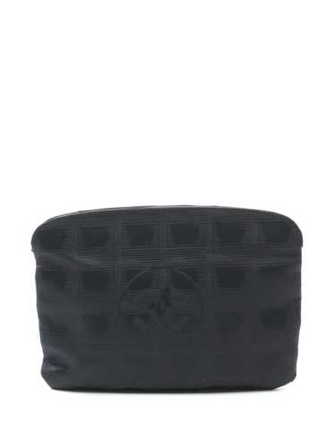 CHANEL Pre-Owned 2000-2002 Travel Line pouch - Bl… - image 1