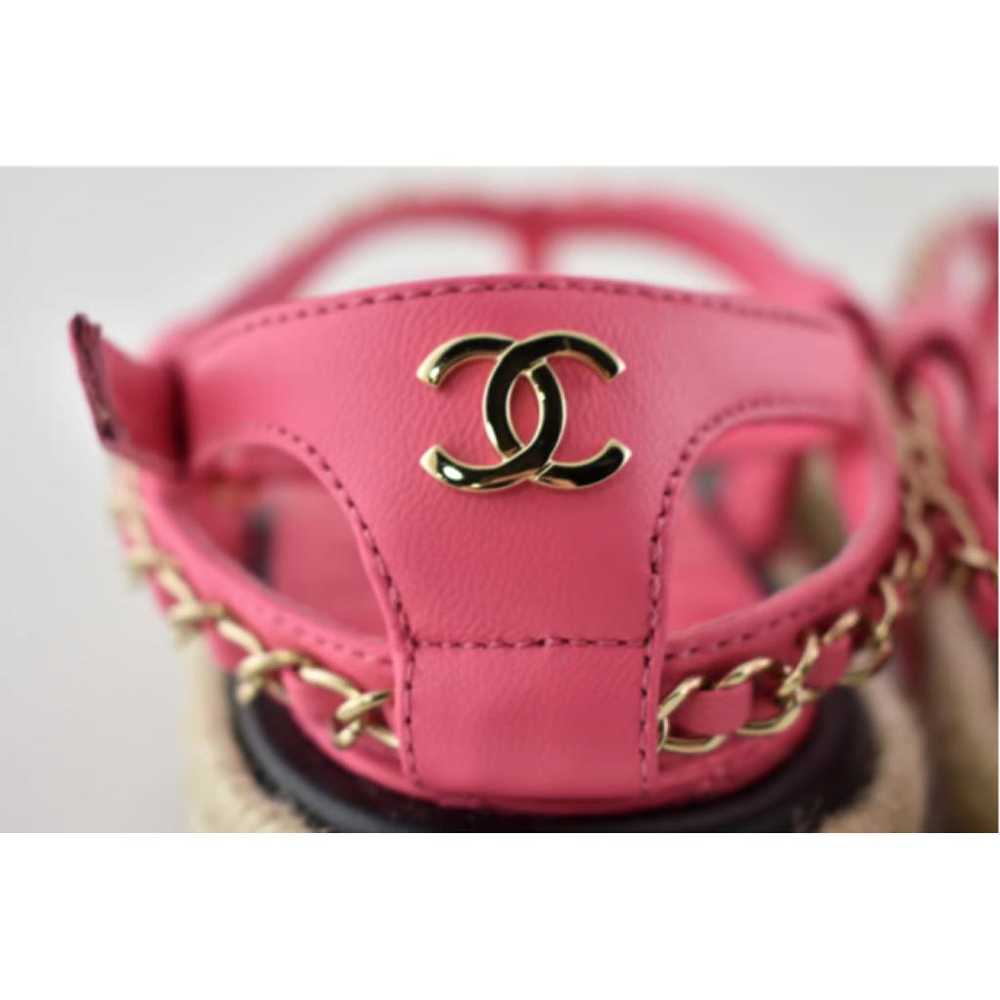 Chanel Leather sandal - image 2