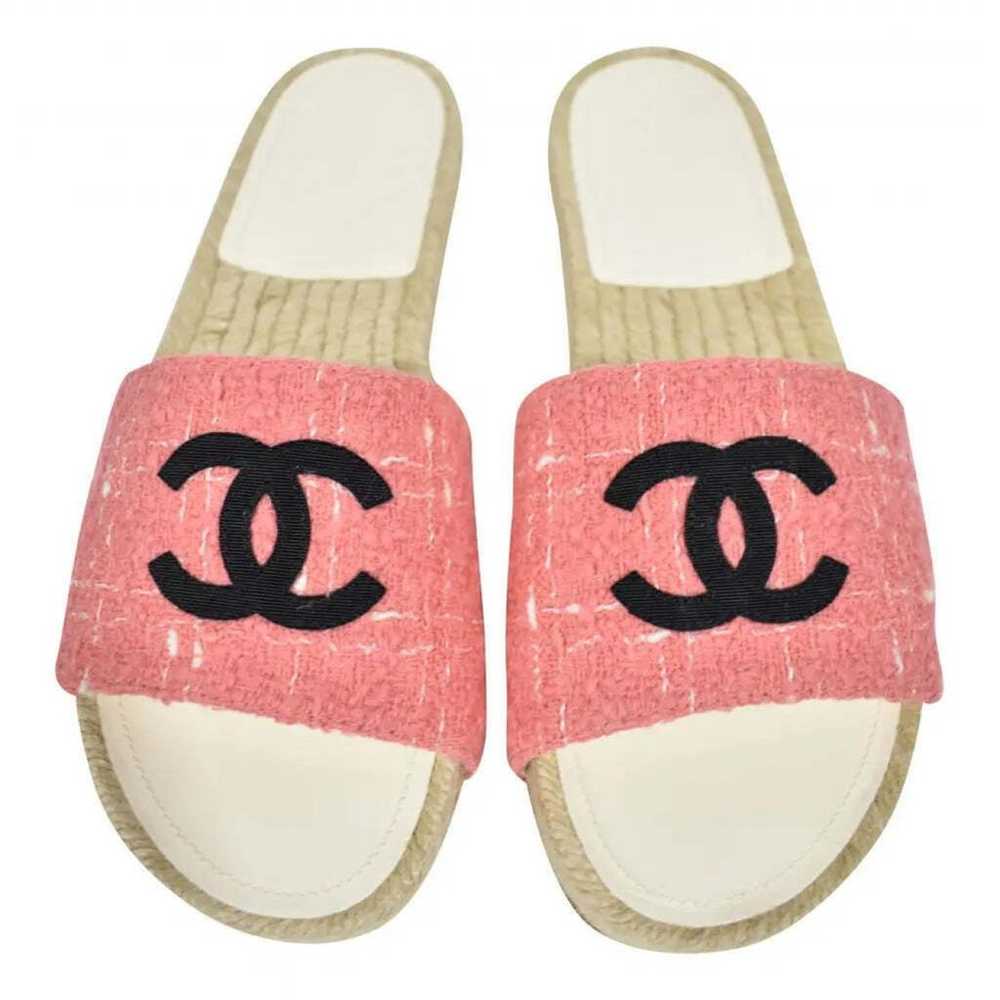 Chanel Tweed mules - image 2