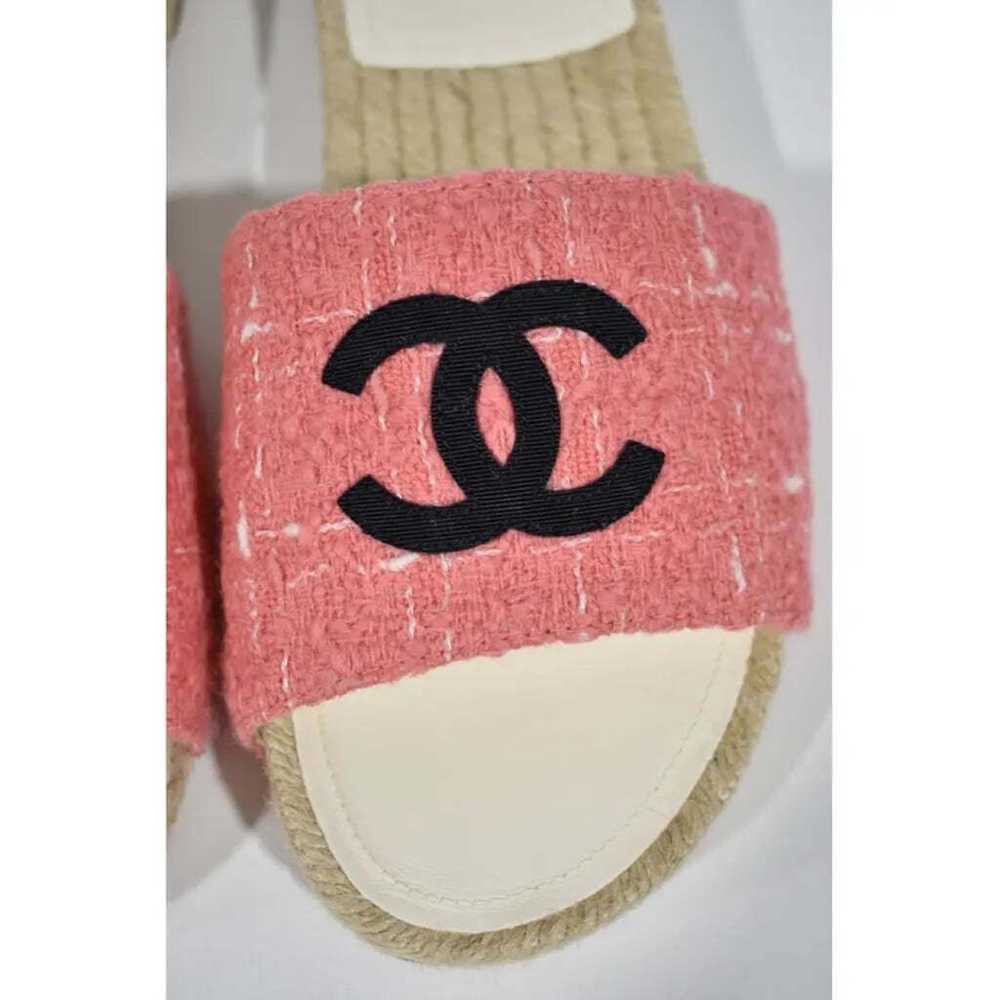 Chanel Tweed mules - image 3