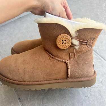 UGG sheepskin boots in brown