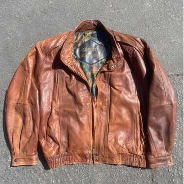 Saxony mens leather jacket - Gem Saxony mens leather jacket - Gem