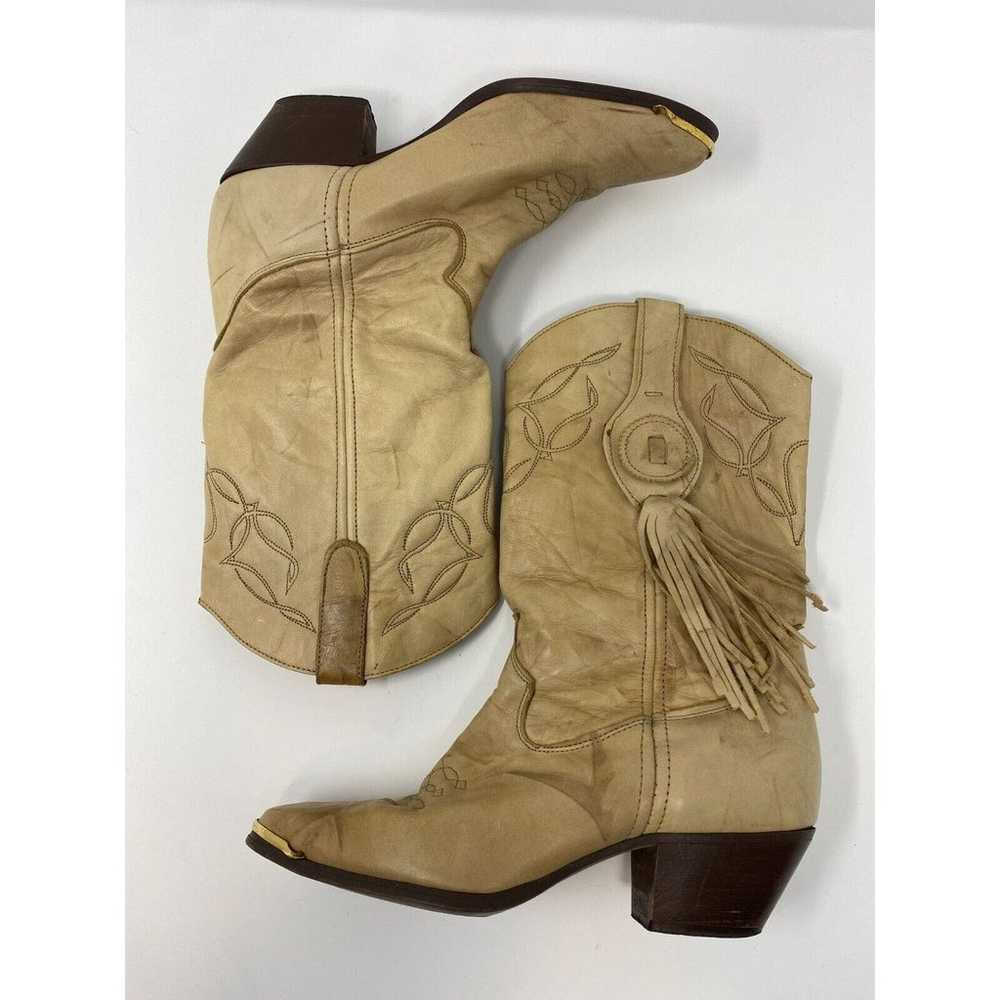 Laredo Vintage Cowboy Boots Womens size 6 M Leath… - image 2