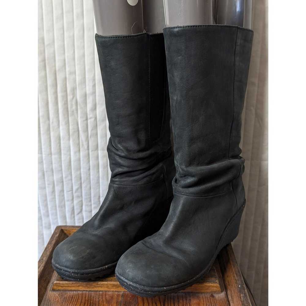 Keen Akita Black Slouch Boots Women’s Size 9.5, E… - image 2