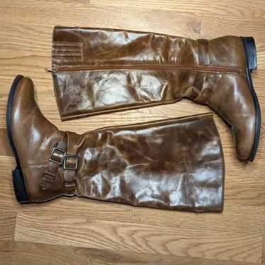 Matisse tall brown leather Gem