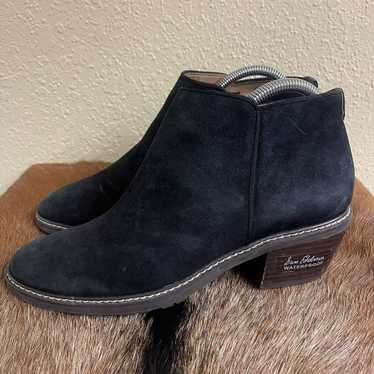 Sam Edelman $150 Pryce Sz 8 Black Chelsea Suede A… - image 1