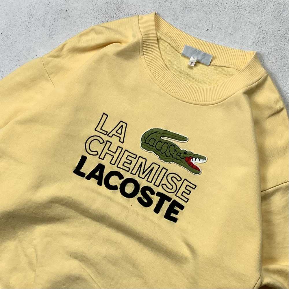 Lacoste × Vintage Vintage La Chemise Lacoste Swea… - image 2