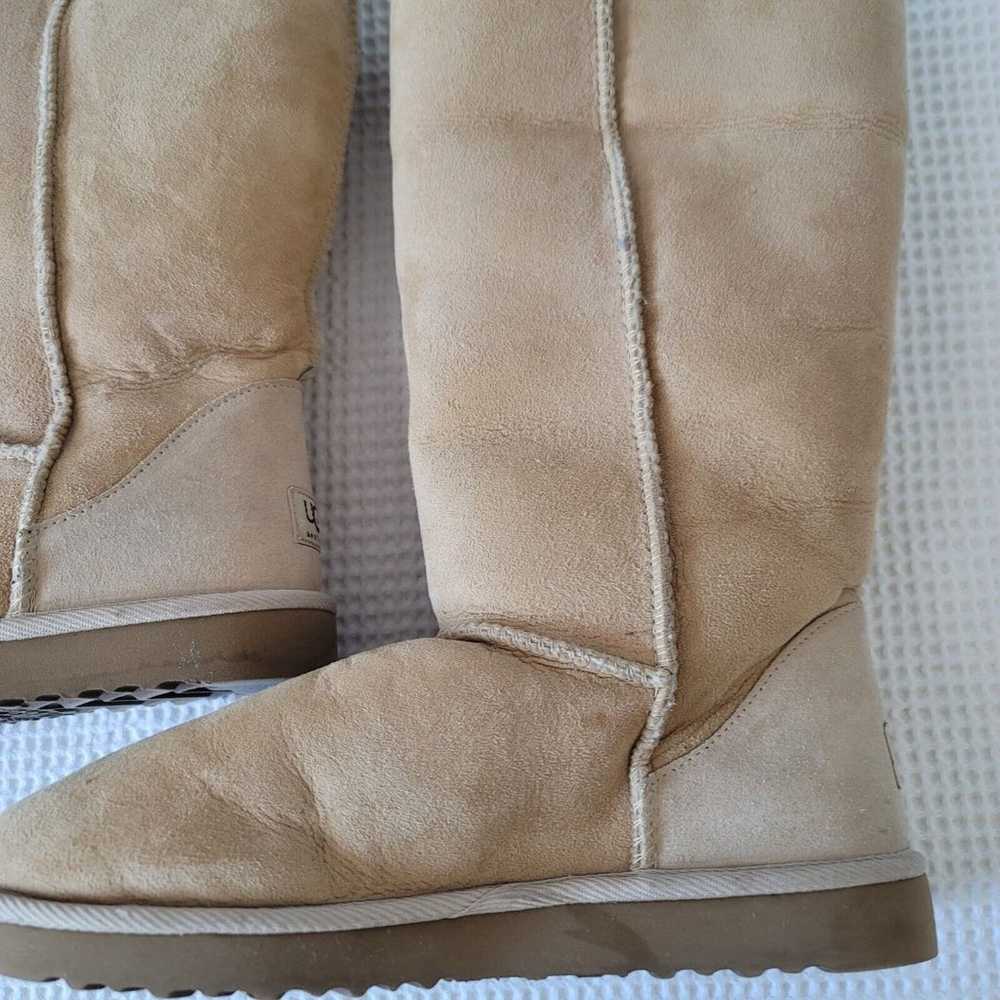 Ugg Womens CLASSIC TALL BOOTS Sheepskin Fur Champ… - image 2