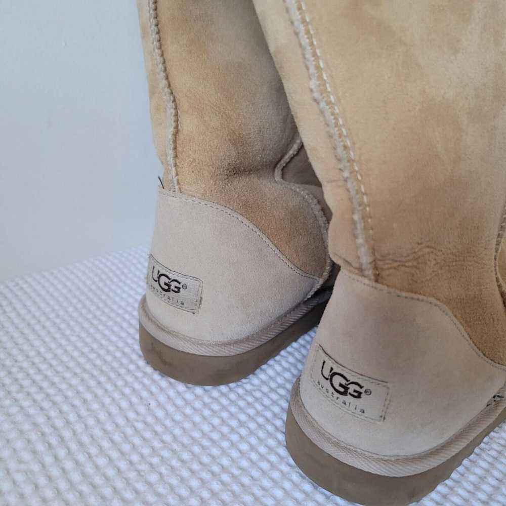 Ugg Womens CLASSIC TALL BOOTS Sheepskin Fur Champ… - image 4