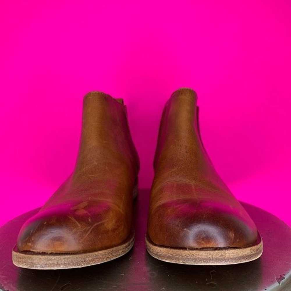 Kork-Ease Velma Brown Leather Chelsea Bootie Sz 9… - image 2