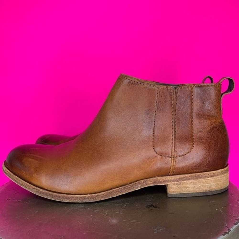 Kork-Ease Velma Brown Leather Chelsea Bootie Sz 9… - image 3