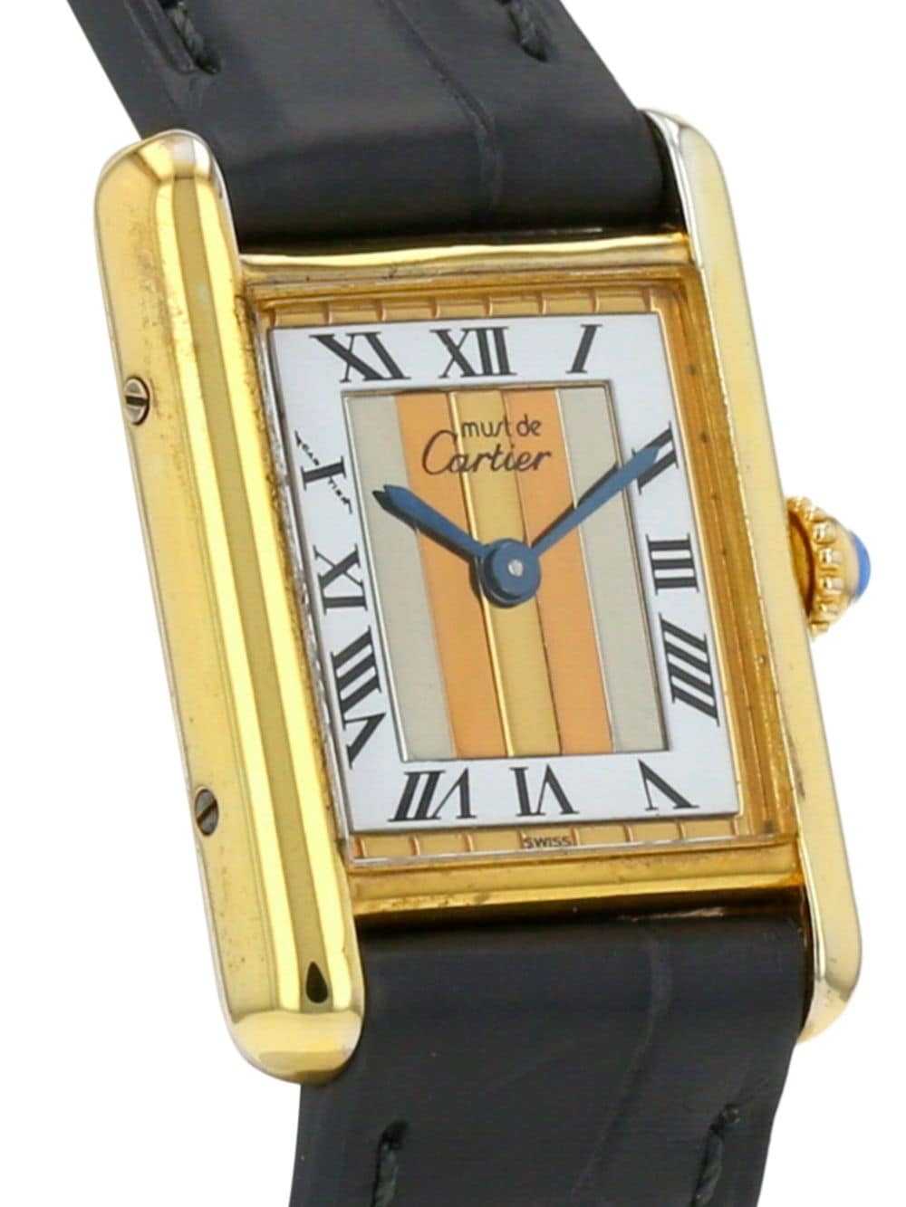 Cartier 1990 pre-owned Tank Must 28mm - White - image 2